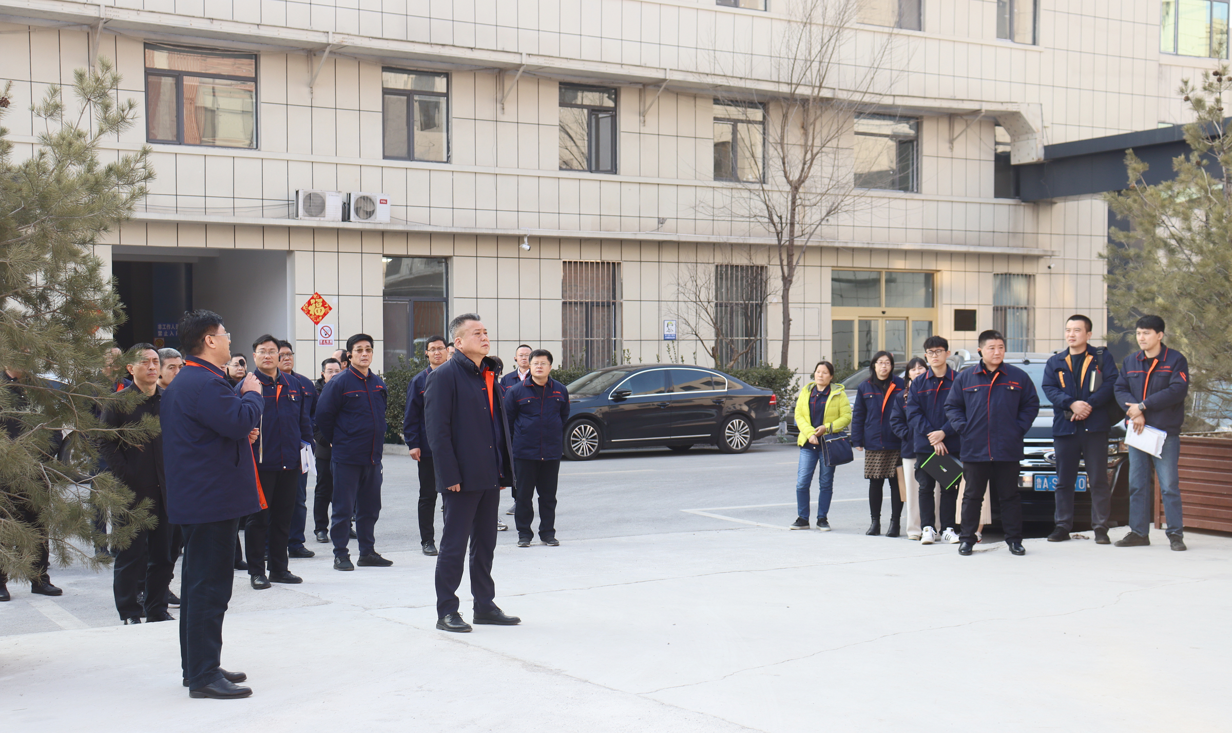 小鴨控股集團中高層管理人員參觀小鴨家電新園區
